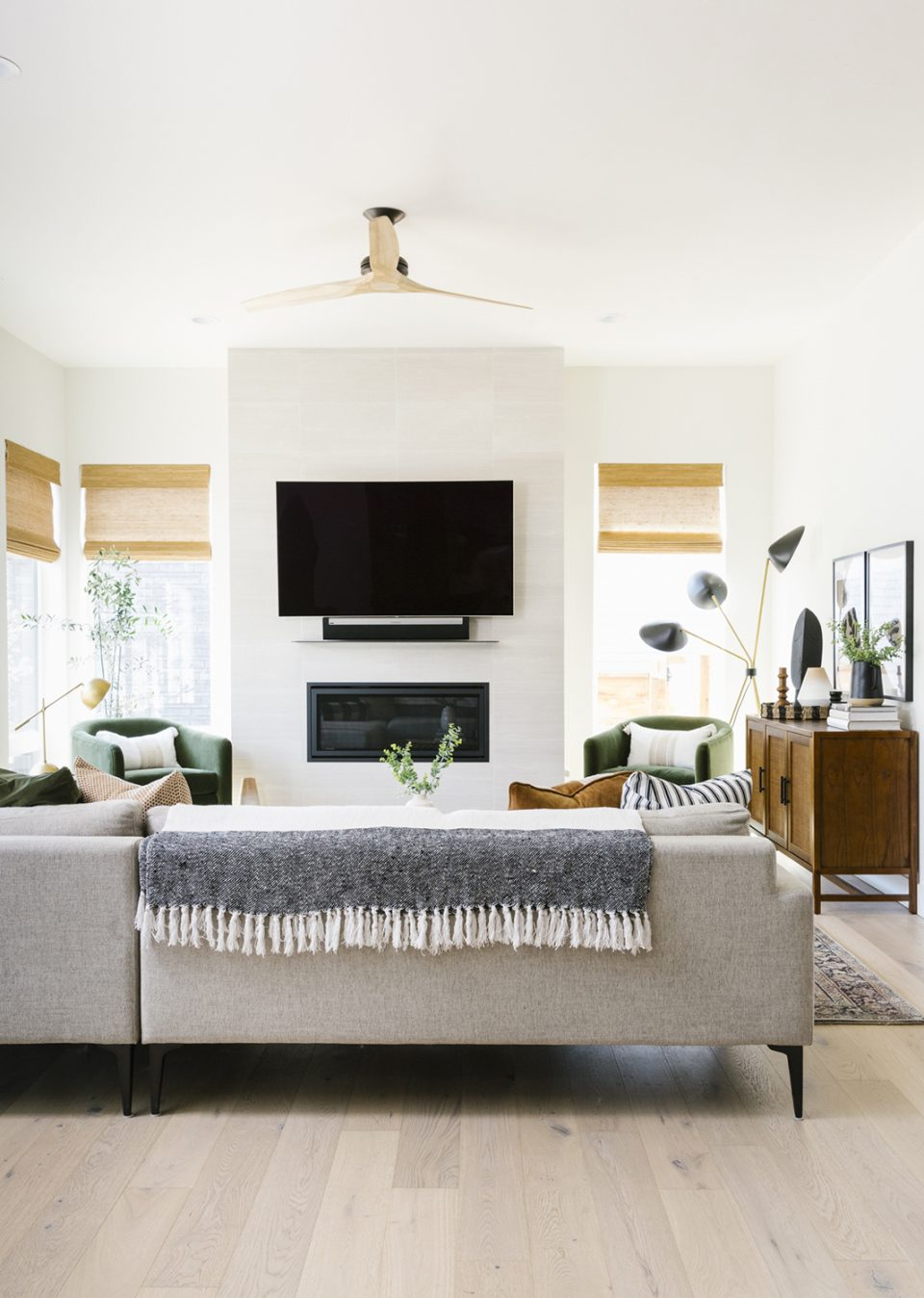 16 Designer Small Living Room Ideas With Tv | Havenly Blog | Havenly ... in Maximizing Space and Style with Smart TV Placement Ideas