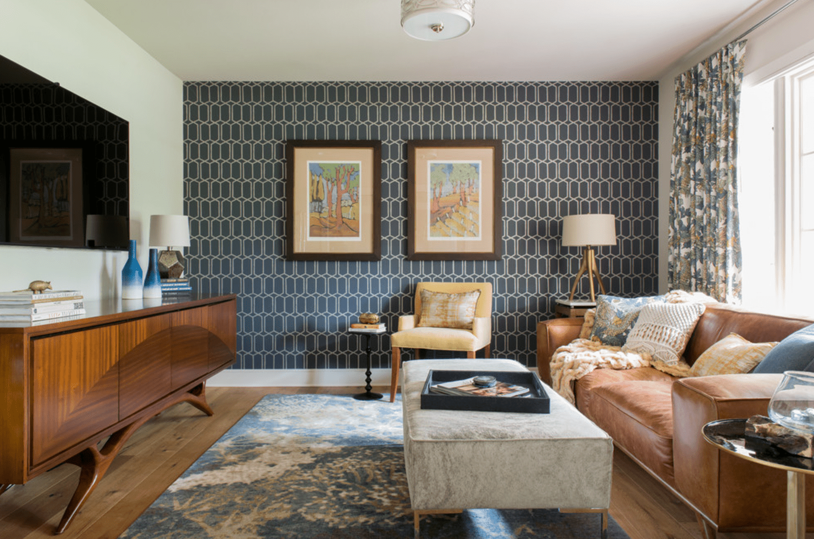 16 Living Rooms With Accent Walls in Accent Wall In Living Room Ideas