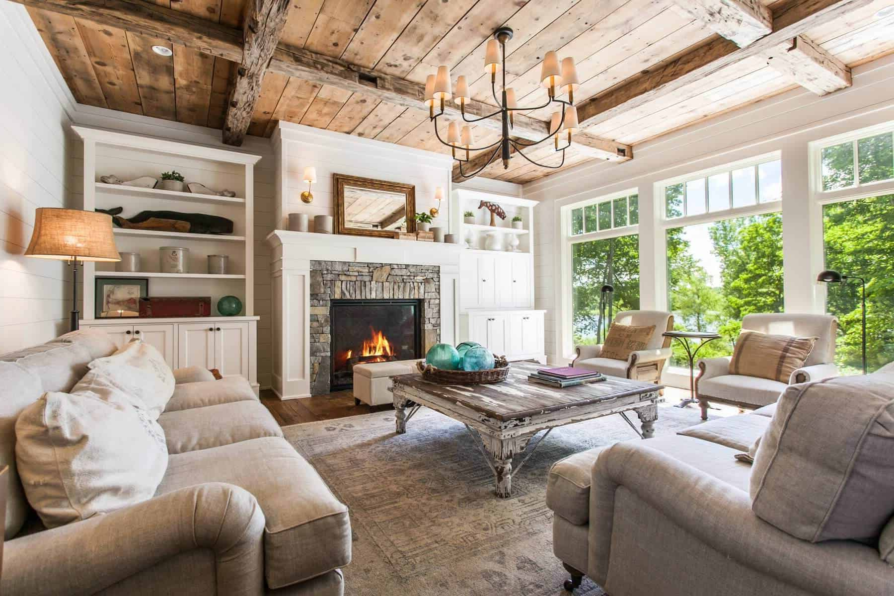 23 Farmhouse Living Room Designs &amp; Ideas To Try In 2021 throughout Country-Inspired Living Room Ideas for Everyday Comfort