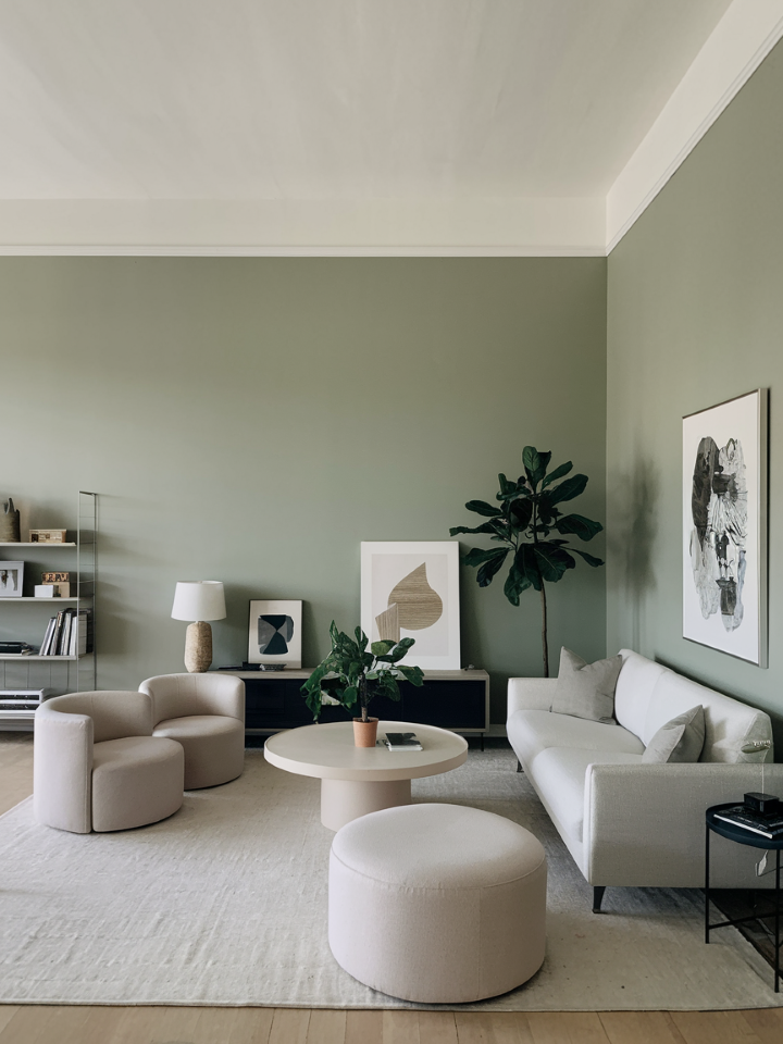 25+ Modern Living Room Ideas Featuring Sage Green Furniture 2025