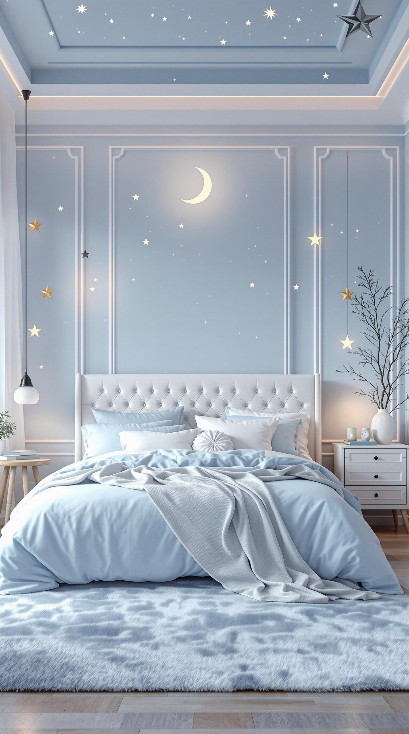 29 Boho Decor With Light Blue Hues For Serenity In 2025 | Blue Bedroom ... throughout Light Blue Bedroom Design Ideas