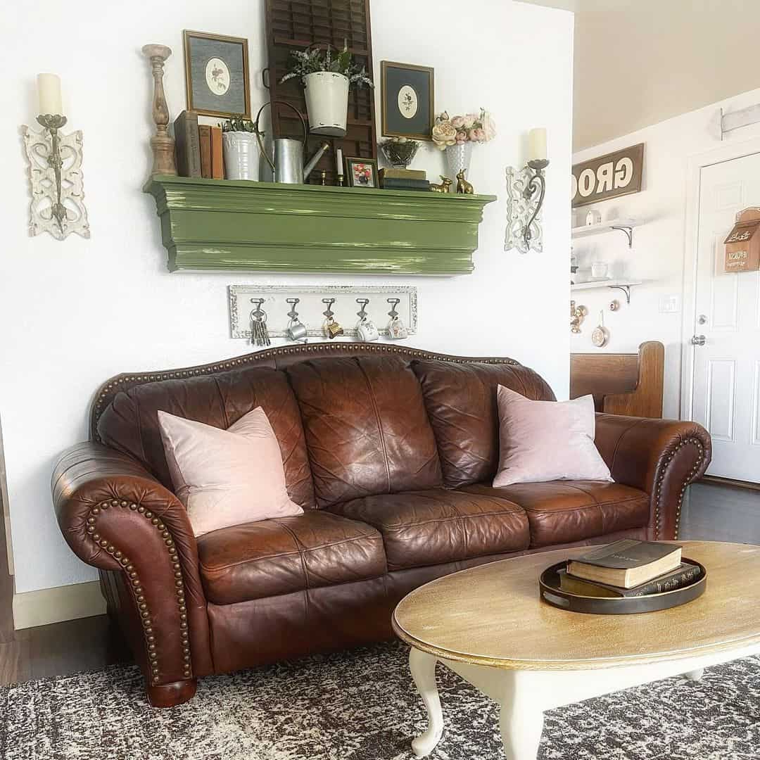 31 Leather Couch Living Room Ideas For Rustic, Timeless Comfort pertaining to Living Room Ideas Leather Couch