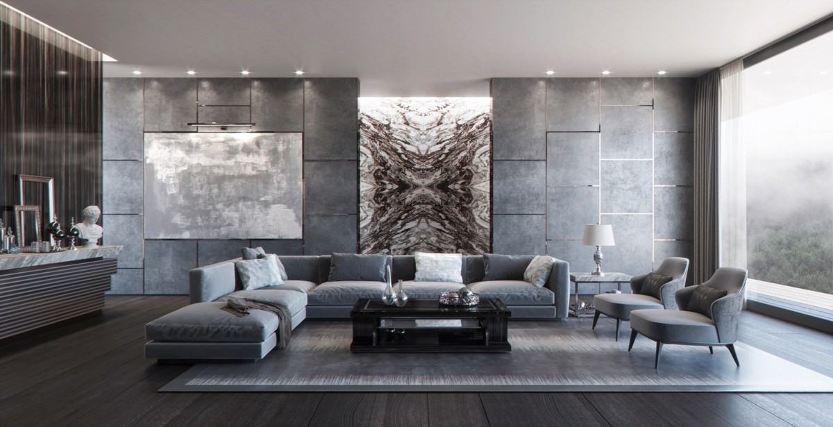 40 Grey Living Rooms That Help Your Lounge Look Effortlessly Stylish ... throughout Living Room Ideas Modern Grey