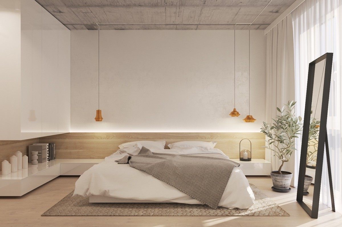 40 Serenely Minimalist Bedrooms To Help You Embrace Simple Comforts throughout Bedroom Design Ideas Minimalist