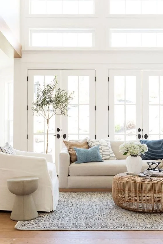 40 White Living Room Ideas And Designs — Renoguide - Australian ... for Making white walls work for your family's lifestyle and needs