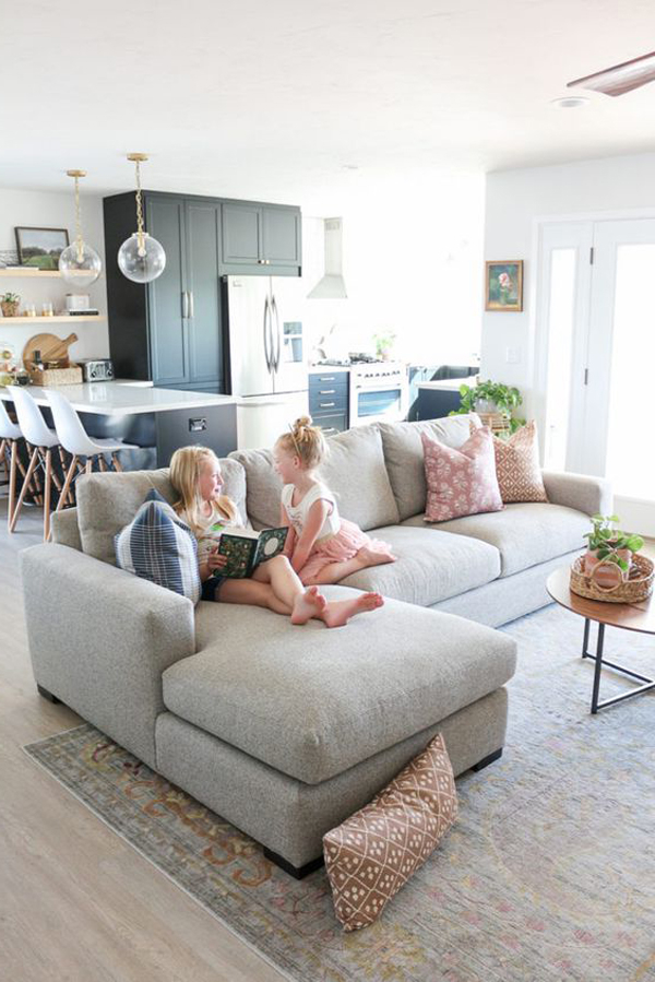 42 Family Living Room Design Ideas You'll Love | Homemydesign in Creating Spaces That Bring Families Together in Every Room
