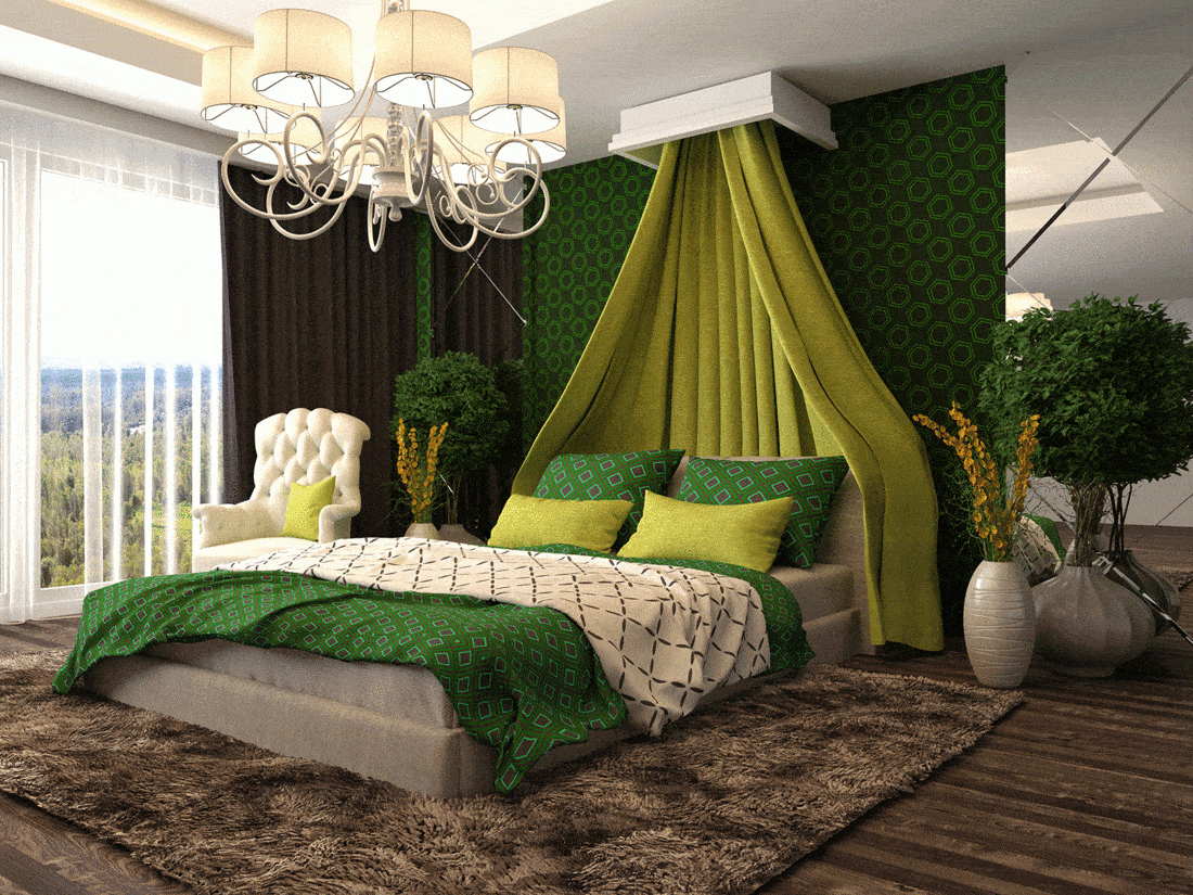 42 Green Bedroom Ideas That Will Inspire You | Green Bedroom Decor ... intended for Green Bedroom Design Ideas