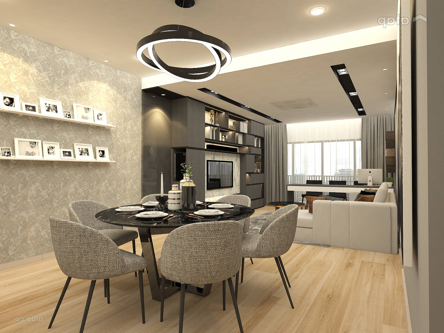 Maximizing Natural Light in Combined Dining and Living Areas