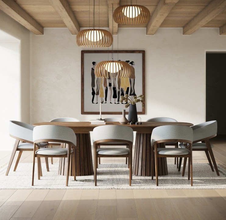 How to Choose the Perfect Dining Table Size for Your Family of Eight