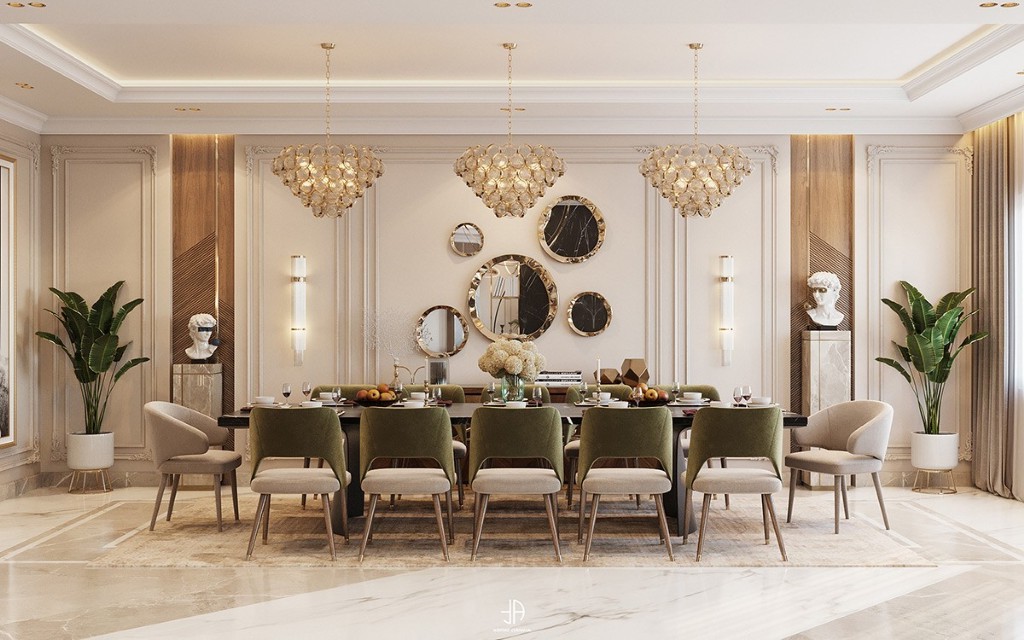 Standard Large Dining Room Table Dimensions 2025