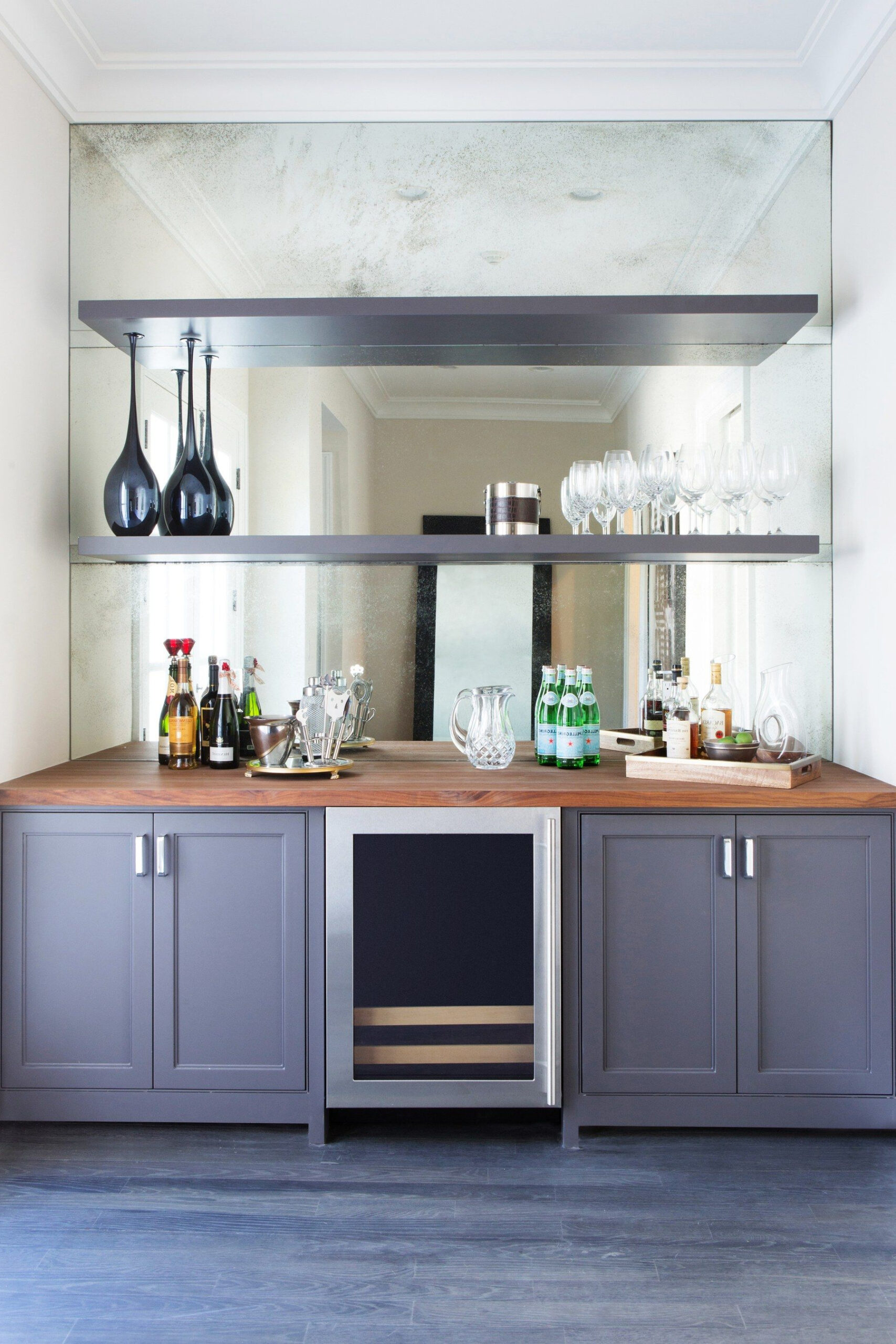 A Stylish Family Home Inspired By The Hamptons | Bars For Home, Living ... with Bar In Living Room Ideas