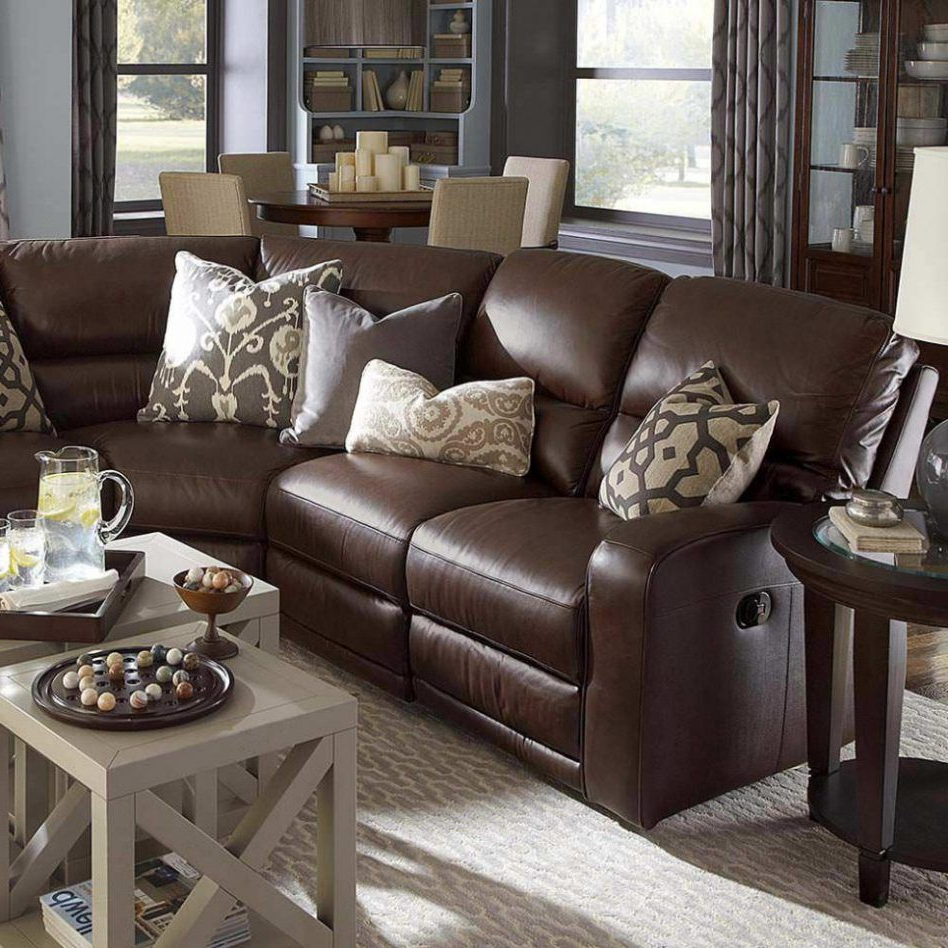 Accent Colors For Brown Leather Furniture | Dark Brown Couch Living ... inside Dark Brown Couches Living Room Ideas