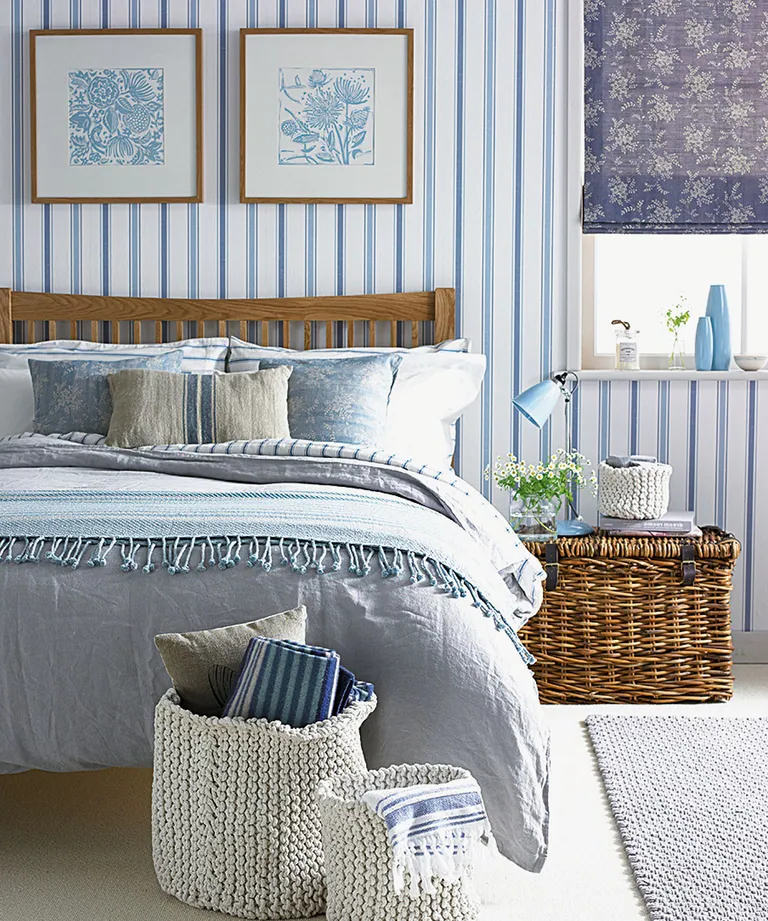 Bedroom Wallpaper Ideas: 21 Ways With Feature Walls For A Stylish Space in From Dull to Dynamic: Revamping Bedrooms with Strategic Wallpaper Choices