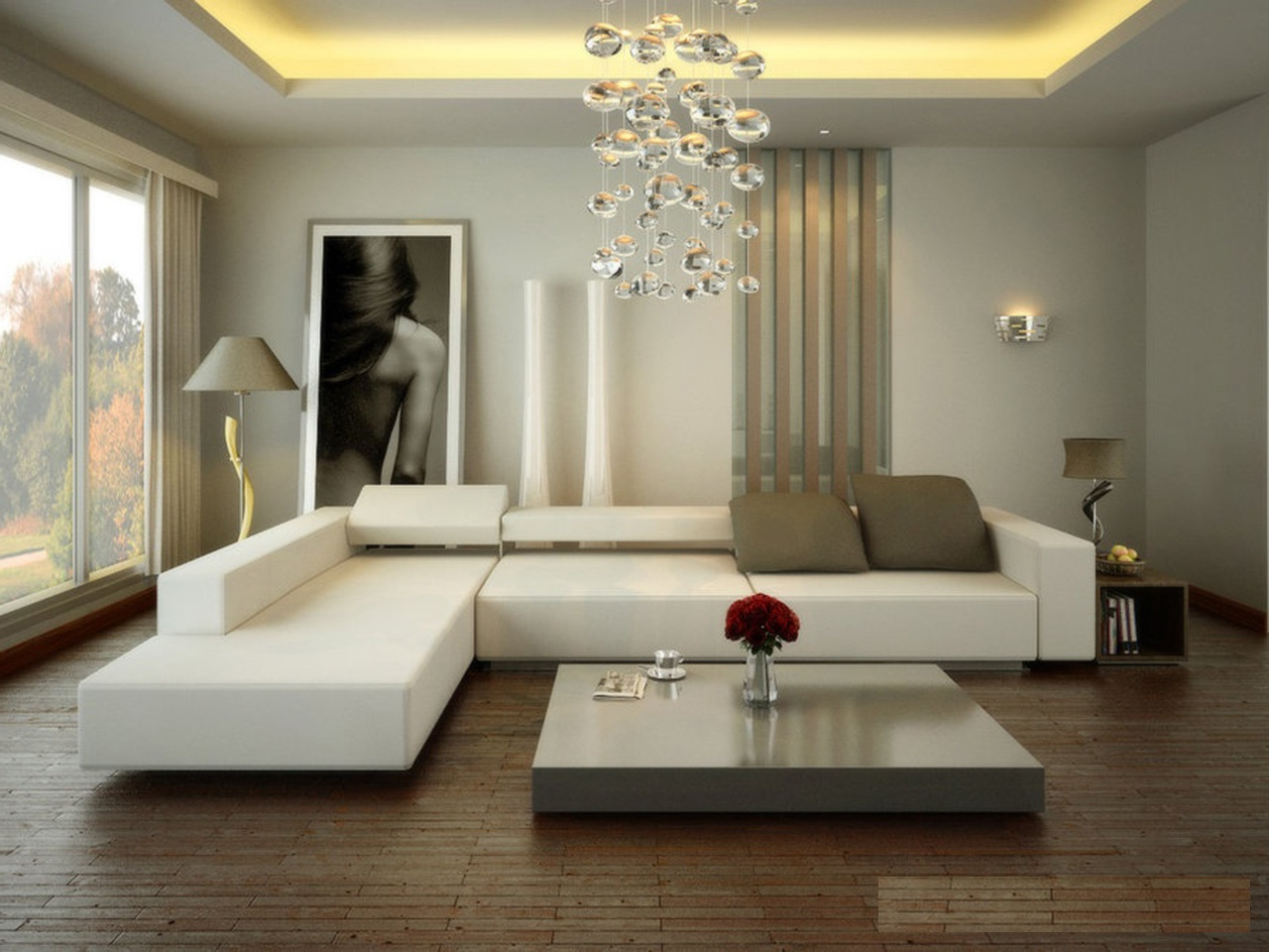 Contemporary Living Room - 20 Characteristics Of Modern-Day Style Of ... for Modern Style Living Room Ideas