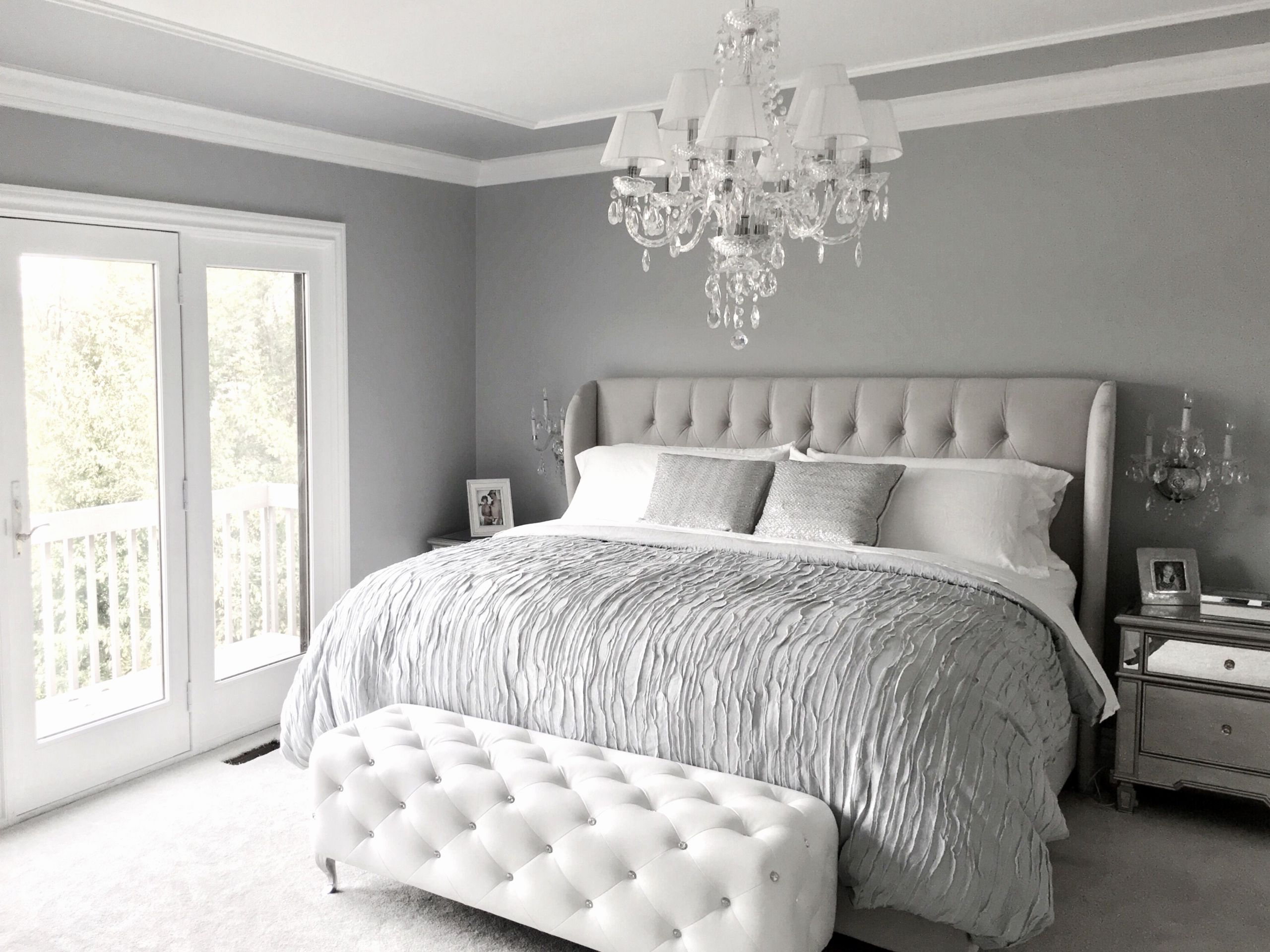 Gray Bedroom Ideas Best Of Glamorous Grey Bedroom Decor Grey Tufted ... pertaining to From monotony to magic: turning grey bedrooms into cozy personal sanctuaries
