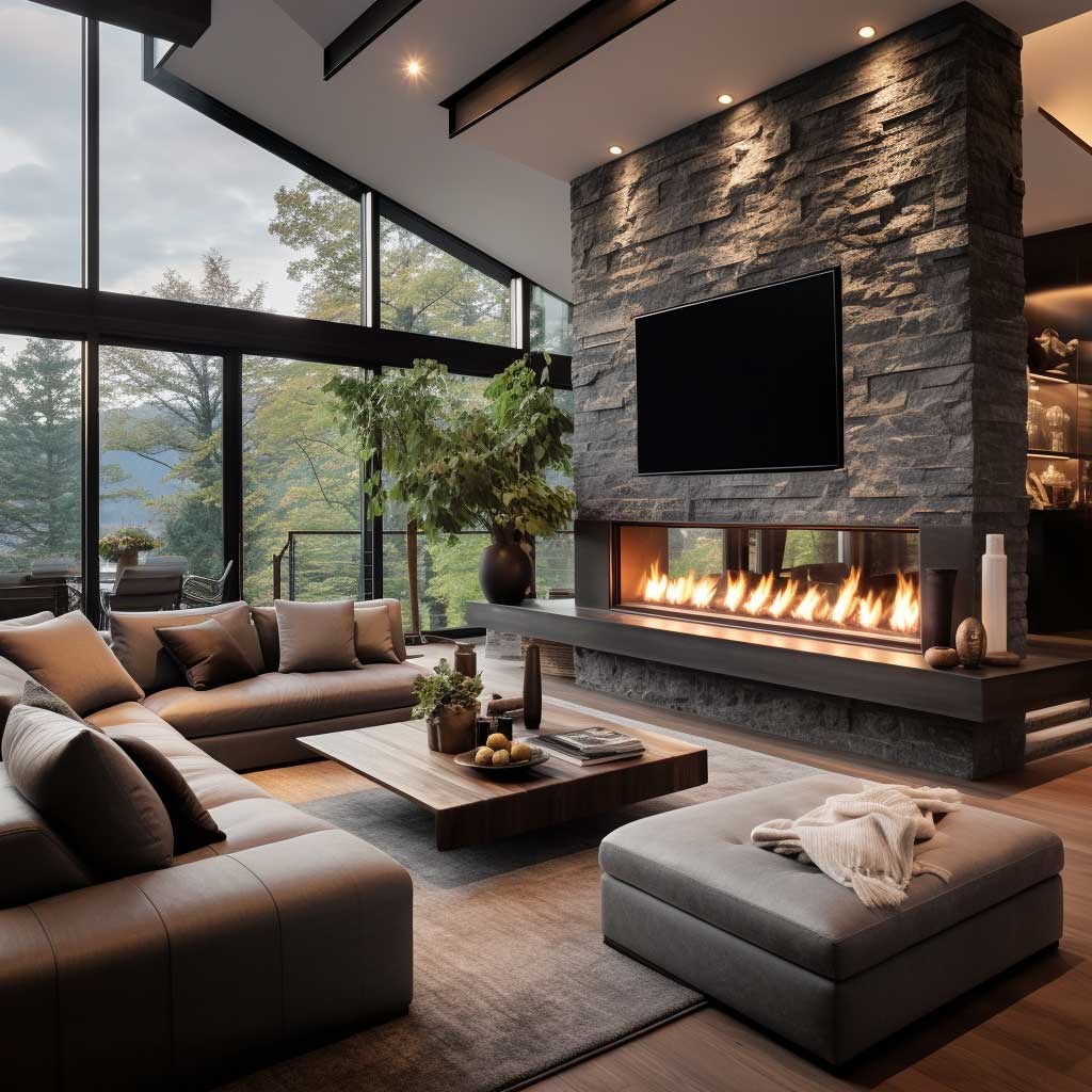 Building The Ultimate Living Room Experience Where Fireplace and TV Work Together