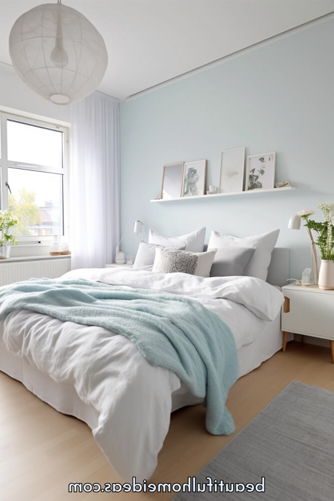 Light Blue Bedroom Ideas For Women: 18 Beautiful Ideas - Beautiful Home ... inside Expert tips for incorporating light blue into your bedroom without overwhelming the space