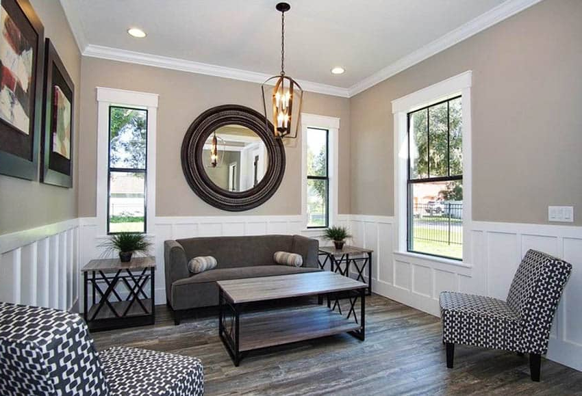 Living Room Modern Wainscoting Design At Amber Polk Blog intended for Maximizing Space and Elegance with Wainscoting Solutions