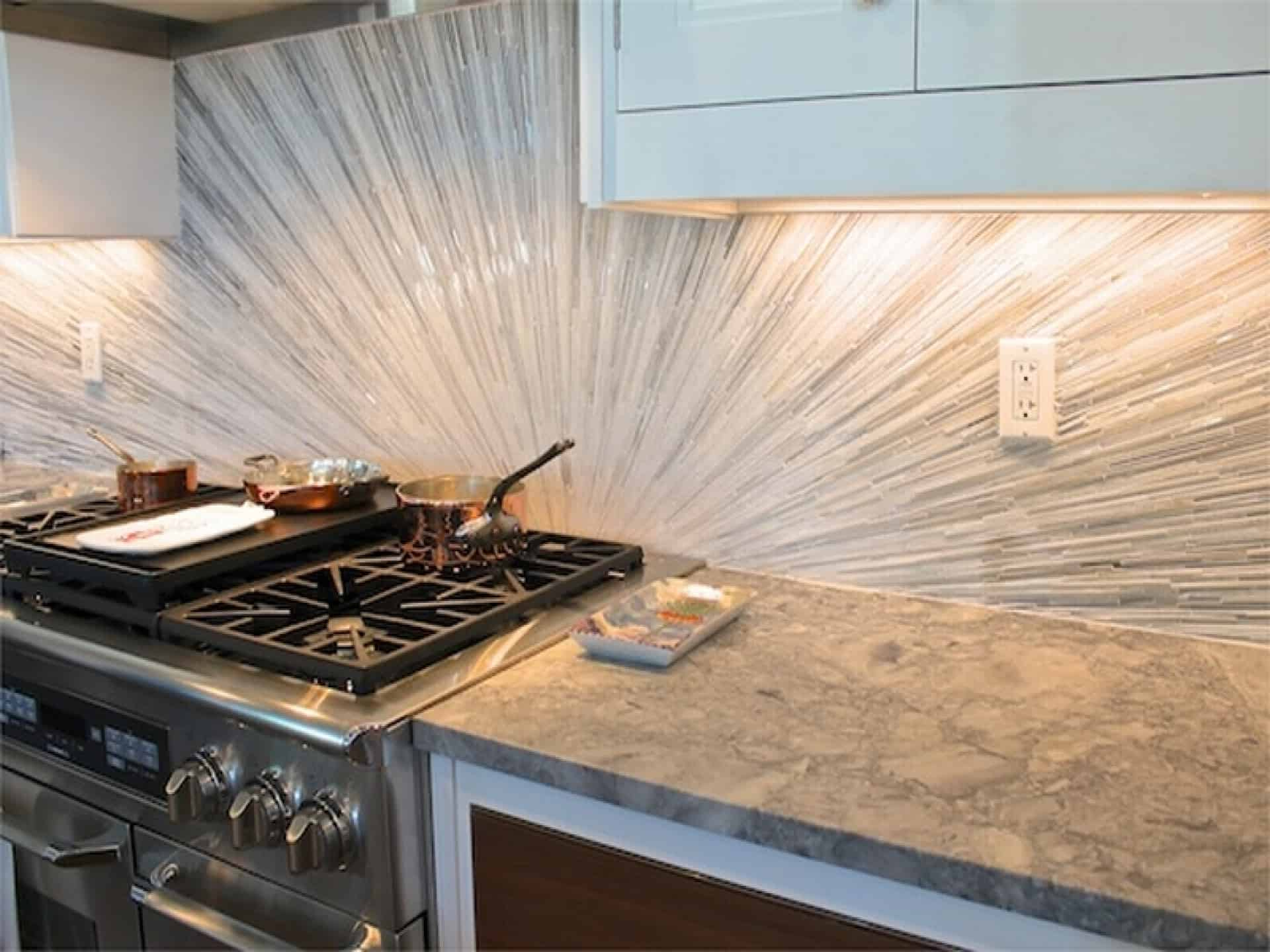 Modern Kitchen Backsplash Glass Tile inside Beyond Trends Choosing a Modern Kitchen Tile Backsplash That Lasts