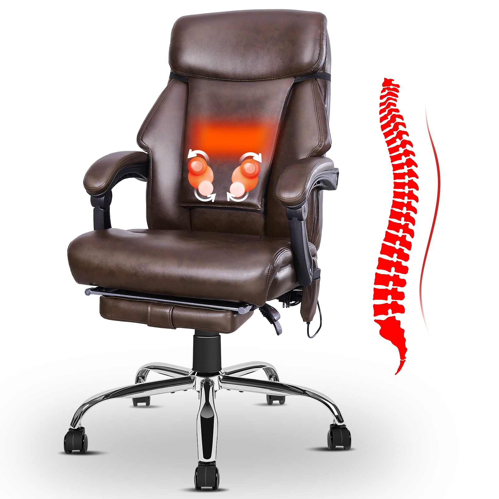 Top 5 Massage Office Chairs with Lumbar Heat for All-Day Comfort