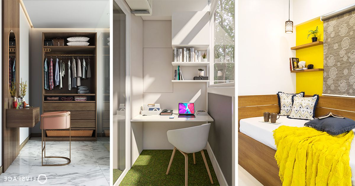 10+ Creative Ways To Design A Small Room To Maximise Space - Livspace within Small Bedroom Big Impact: Innovative Storage and Design Strategies