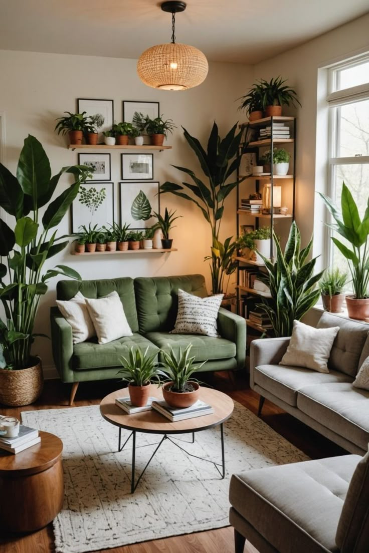 10 Living Room Decorating Ideas You'll Want To Steal Asap In 2024 ... within How to Choose the Perfect Plants That Thrive in Your Living Room Environment