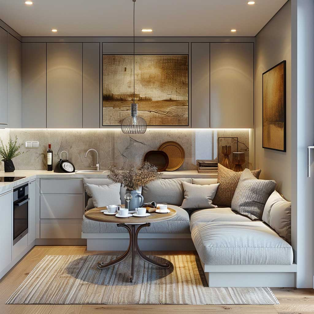 10+ Sleek Very Small Open Plan Kitchen Living Room Ideas For ... in Small Kitchen Living Room Ideas