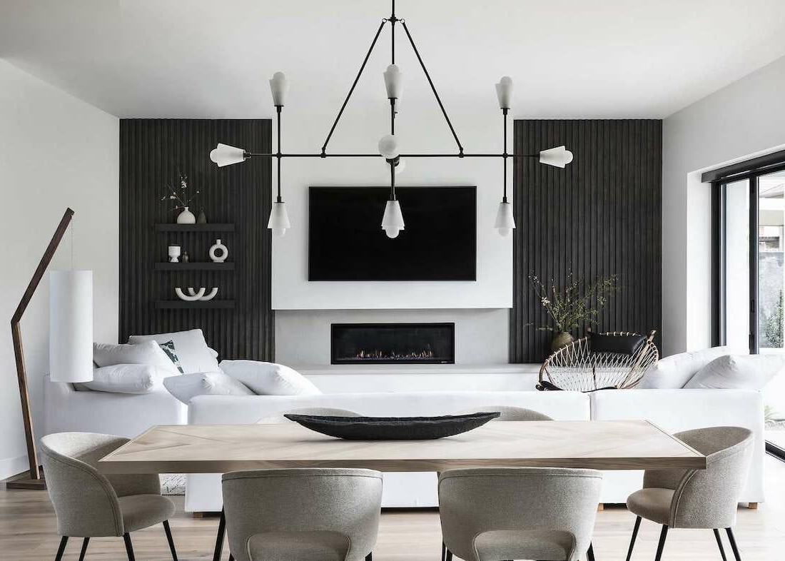 12 Black And White Interior Design Ideas For Monochrome Magic ... in Expert tips for successfully incorporating black and white interior design elements