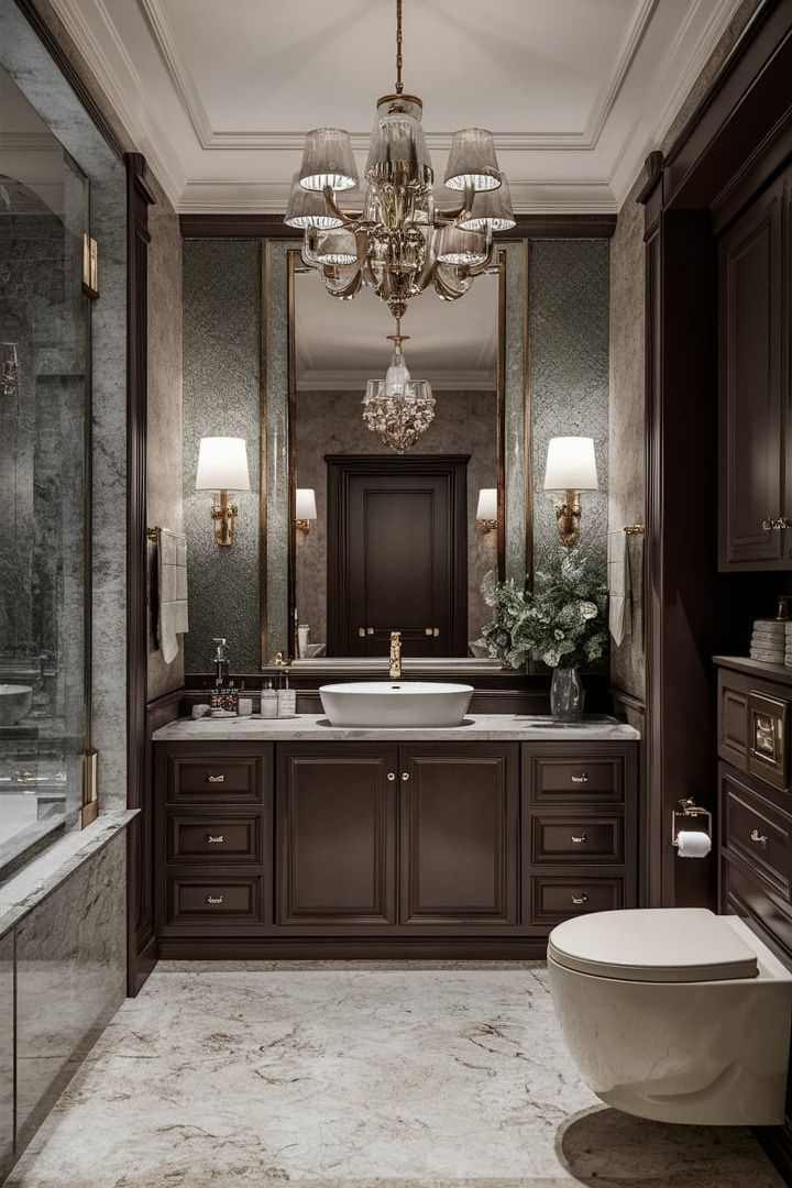 15 Luxurious Bathroom Designs You’ll Want To Try In 2025 | Classic ... with Lighting Secrets for Crafting Elegant Bathroom Ambiance