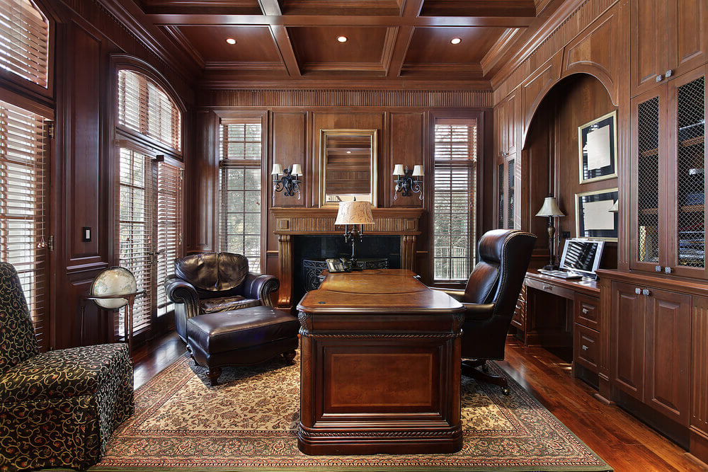 150 Luxury &amp; Modern Home Office Design Ideas (Pictures) throughout Organizational hacks that make home offices more efficient