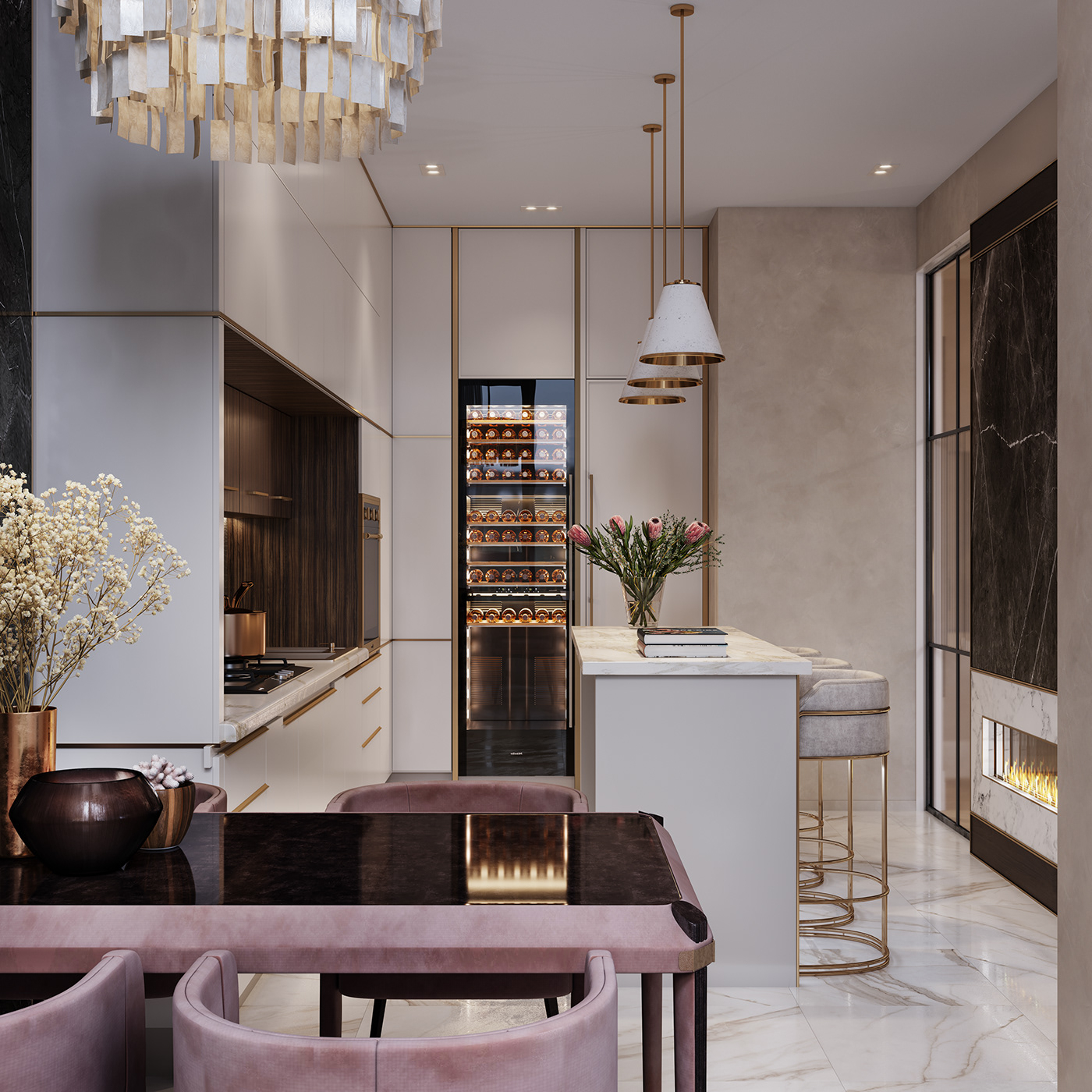 2 Bedroom Apartment Interior Design On Behance within Budget-Friendly 2 Bedroom Apartment Makeovers