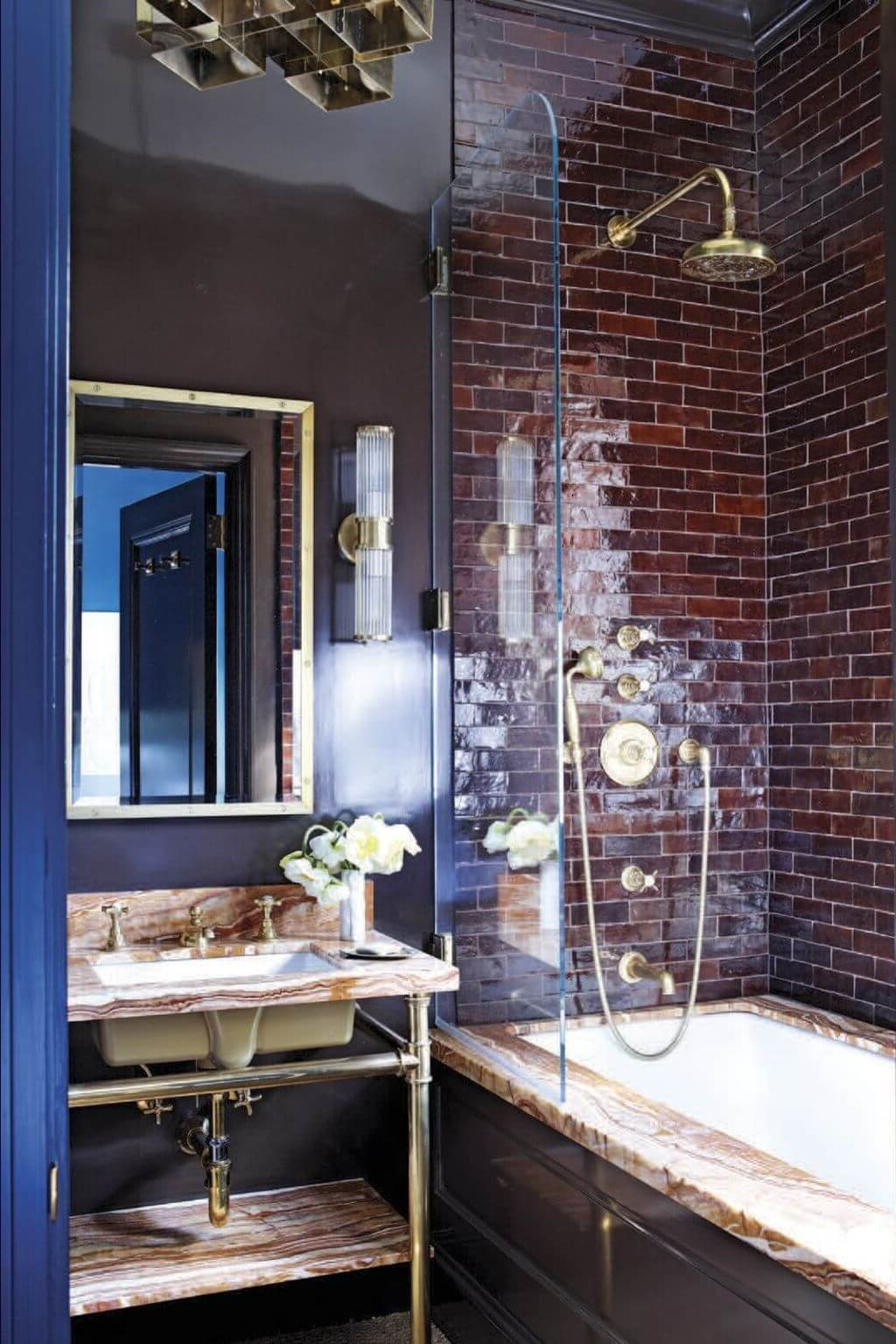 20+ Beautiful Bathroom Tile Ideas That You'll Adore - Architectures Ideas within Simple Changes Big Impact: Using Tile Strategically in Small Bathrooms