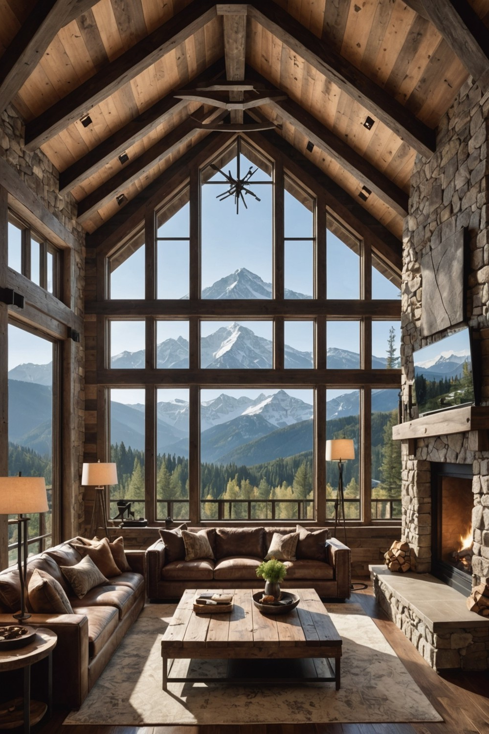 20 Modern Mountain Home Interior Designs – Toolzview inside Mountain Home Interior Design Ideas