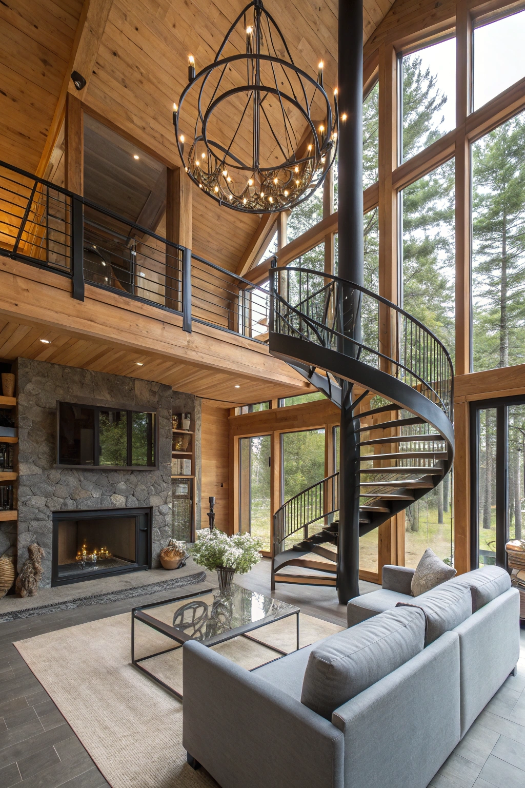25 Modern Cabin Interior Design Ideas That Blend Comfort And Style regarding Balancing Comfort and Style: Contemporary Cabin Interior Design Trends
