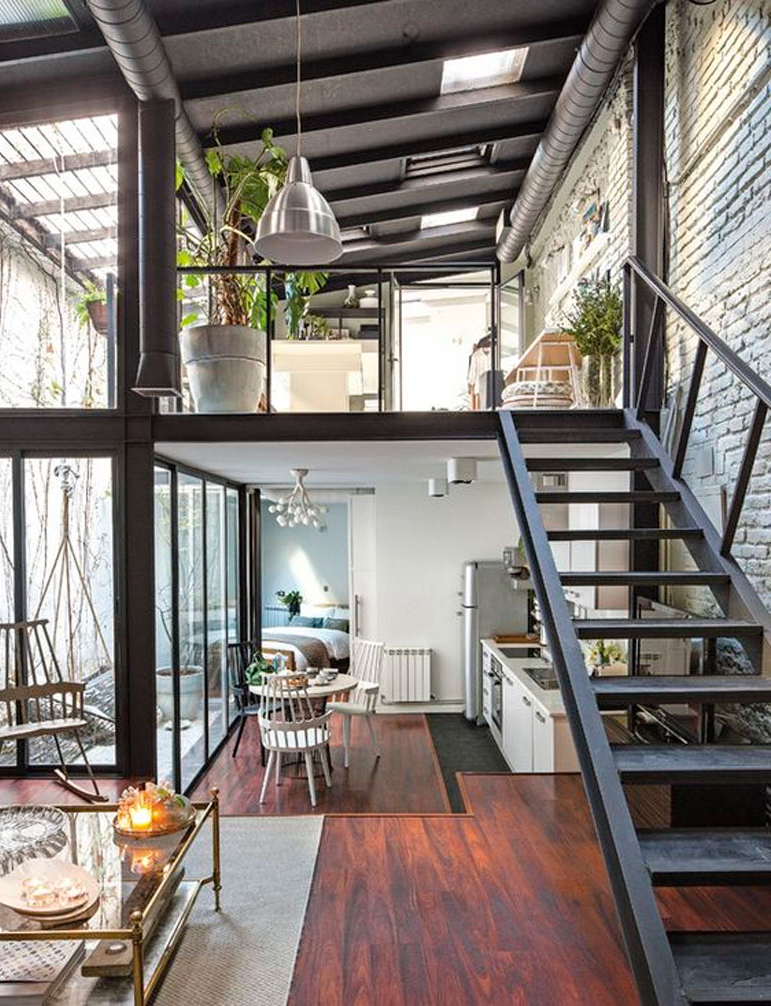 28 Geniales Ideas Para Decorar Tu Loft. Diseño De Interiores. in Loft Interior Design Ideas