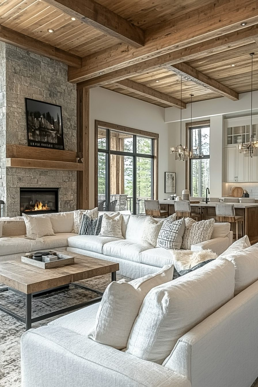 29 Modern Cabin Interior Design Ideas For A Fresh Take On Cabin Living intended for Balancing Comfort and Style: Contemporary Cabin Interior Design Trends