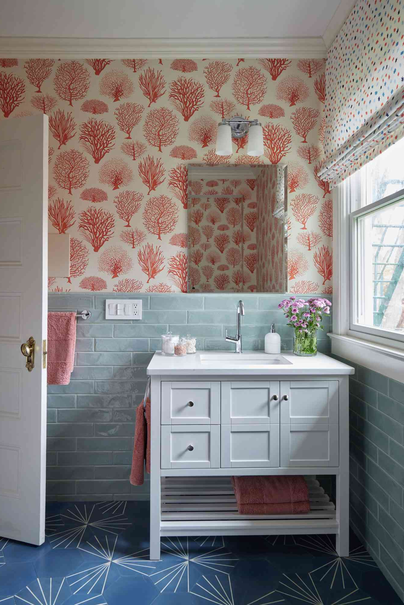 32 Bathroom Wallpaper Ideas That Will Transform Your Space inside From Dull to Dreamy: Creative Ways to Use Wallpaper in Small Bathrooms