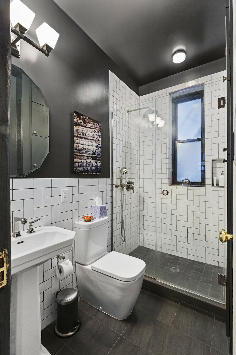 75 Small Subway Tile Bathroom Ideas You'll Love November,, 51% Off inside How to Choose the Perfect Subway Tile Pattern for Your Bathroom Space