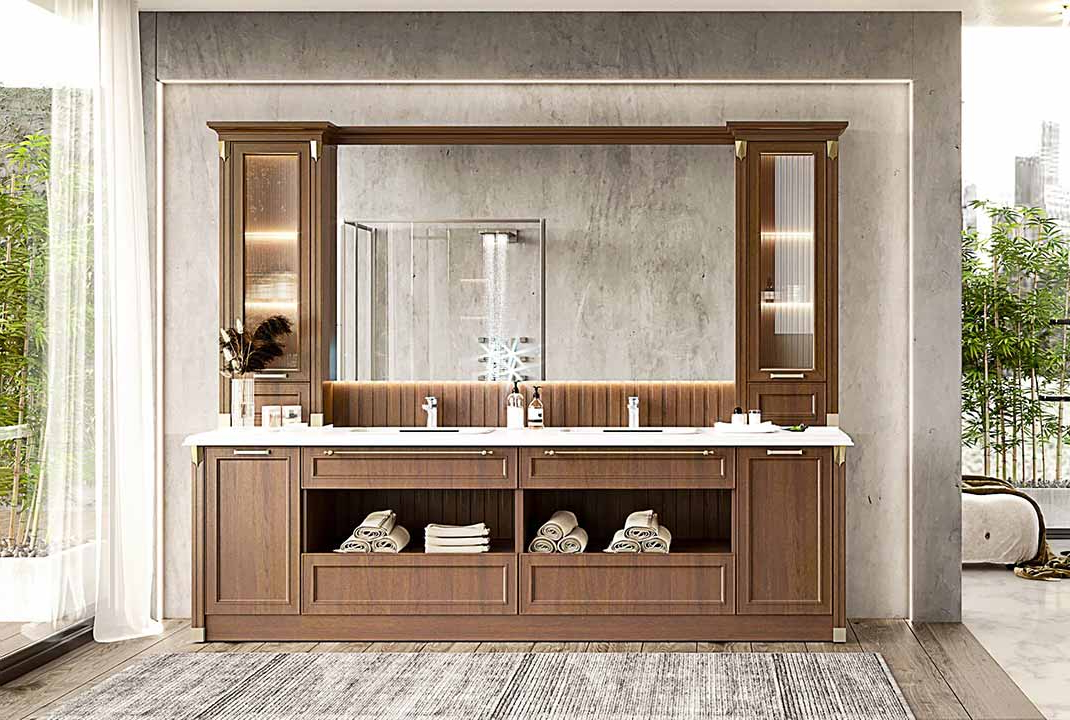 8 Beautiful Double Bathroom Vanity Ideas | Oppein throughout Bathroom Design Vanity