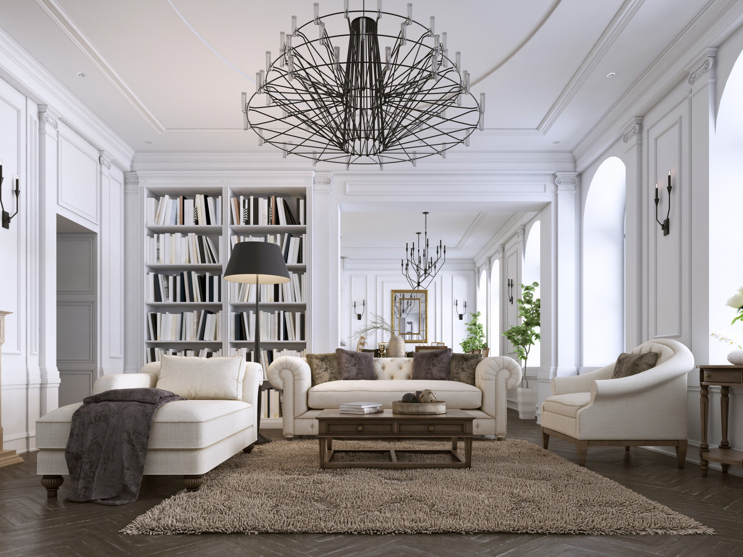 8 Luxurious Living Room Interior Design Ideas For Inspiration - Décor ... throughout Creating Cohesion: How to Blend Different Styles in Your Living Room Without Overwhelming the Eye