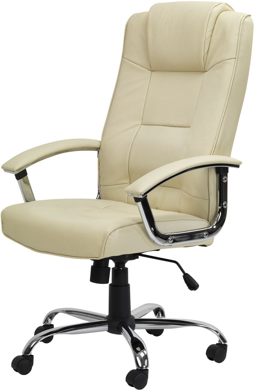 Alphason Office Chairs Houston Cream High Back Leather Executive Chair ... regarding Office Chair Houston