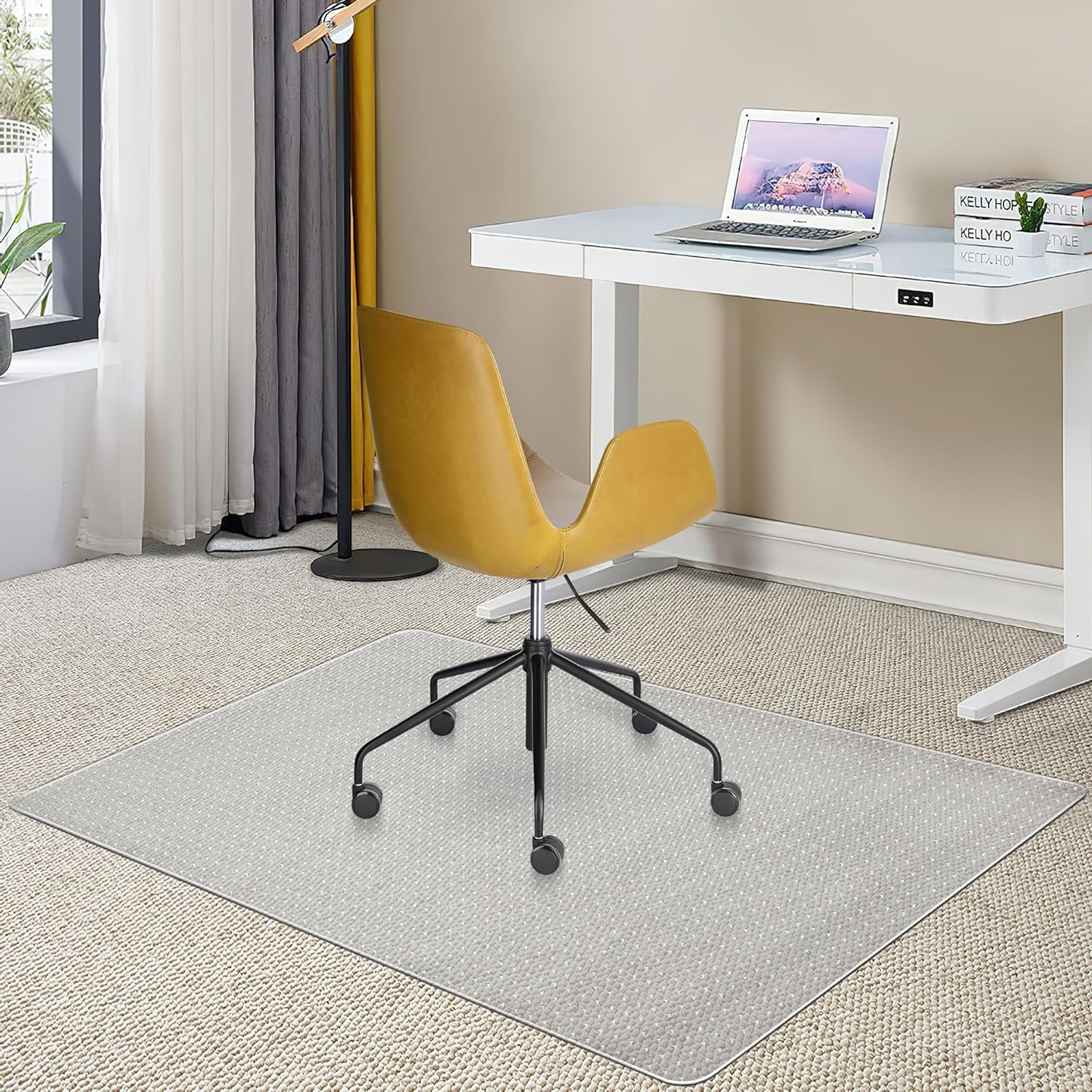 Amazon.com : Office Chair Mat For Carpet Floors, Premium Polycarbonate ... pertaining to Office Chair Mat For Carpeted Floor