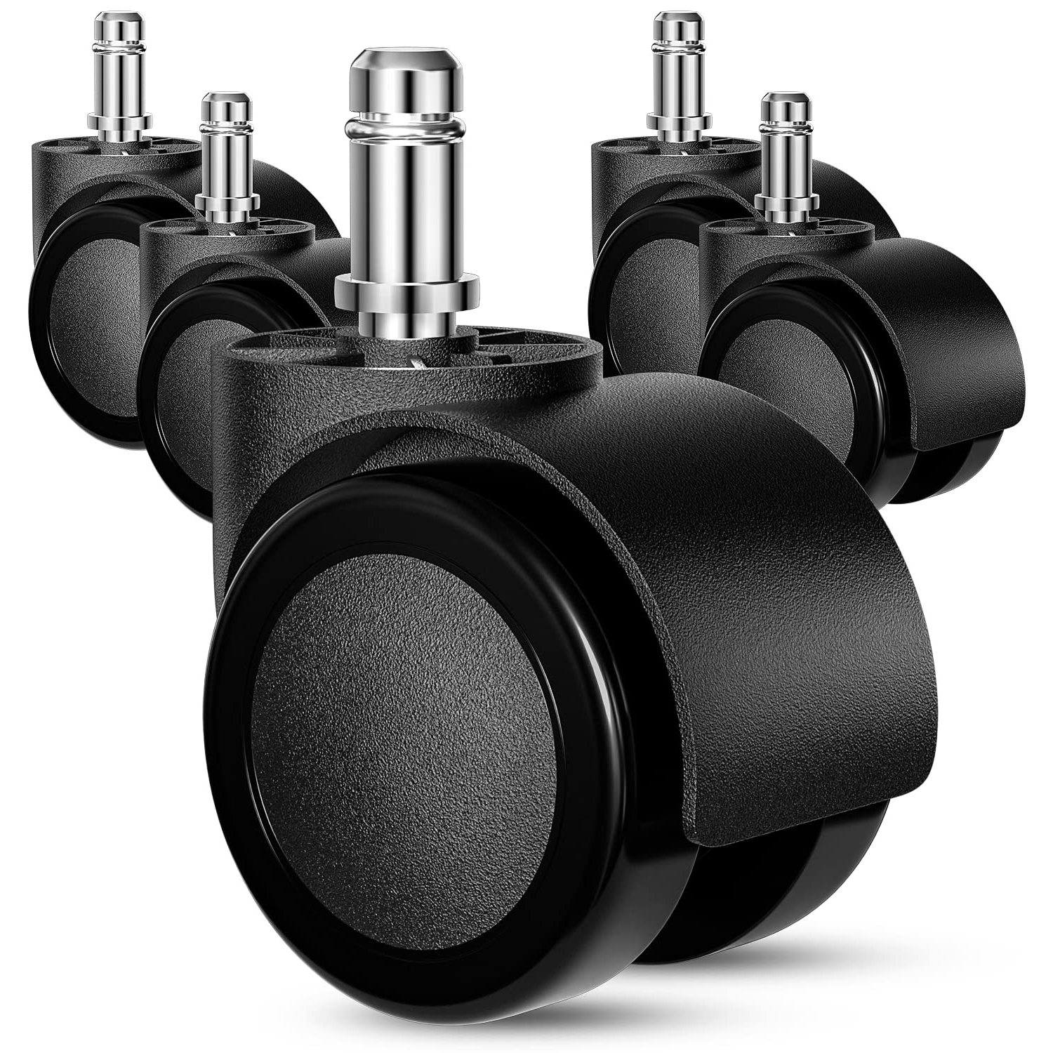 Amazon.com: Office Chair Wheels Replacement, 5 Pcs 2 Inch Office Chair ... in The Hidden Ergonomics of Office Chair Wheels and Posture