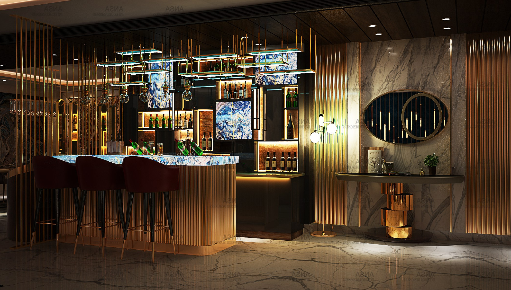 Bar Interior Design - Ansa Interiors pertaining to Bar Interior Design Ideas