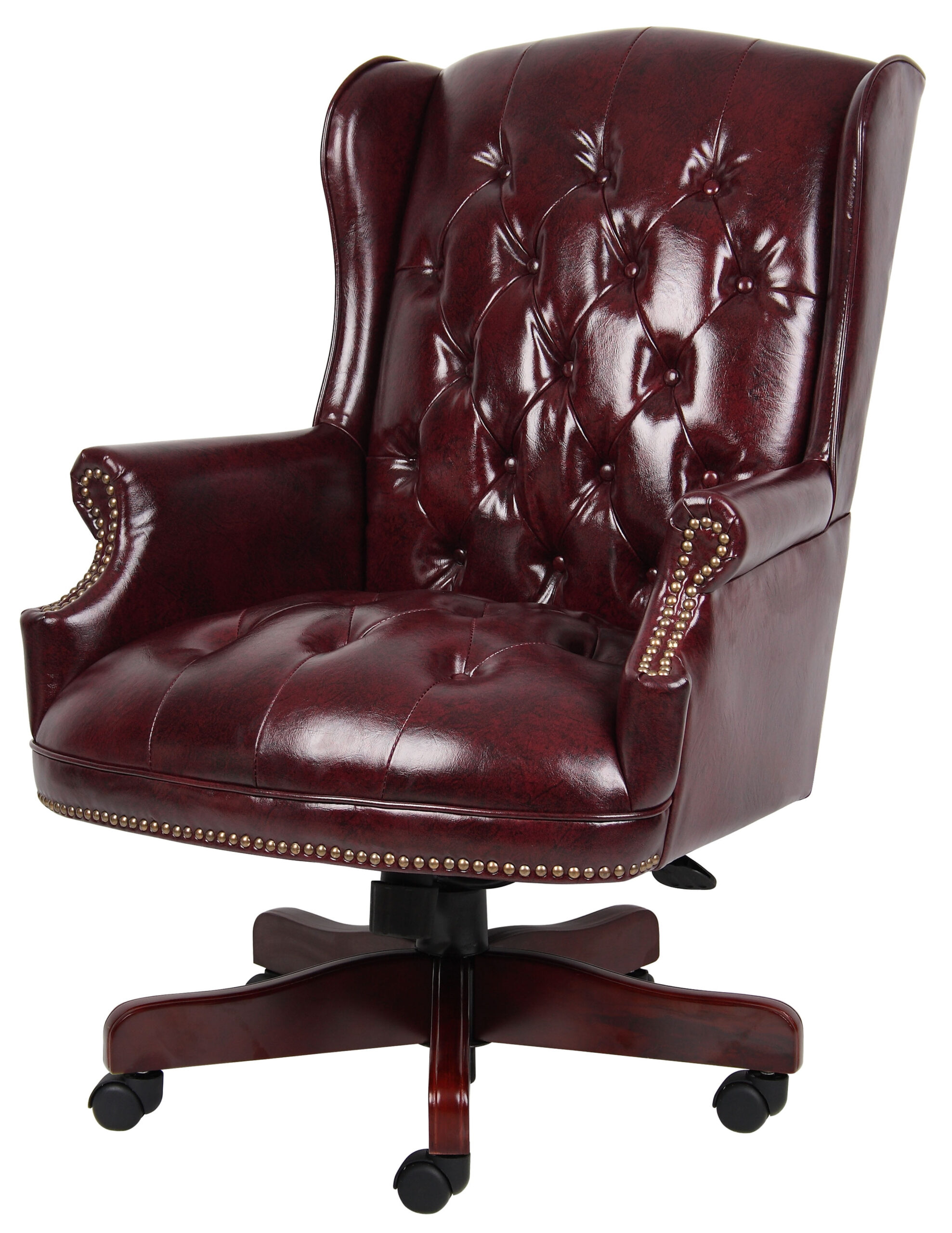 Boss Office & Home Traditional High-Back Executive Chair - Walmart.com for How Office Chair Executives Are Transforming Corporate Wellness Programs