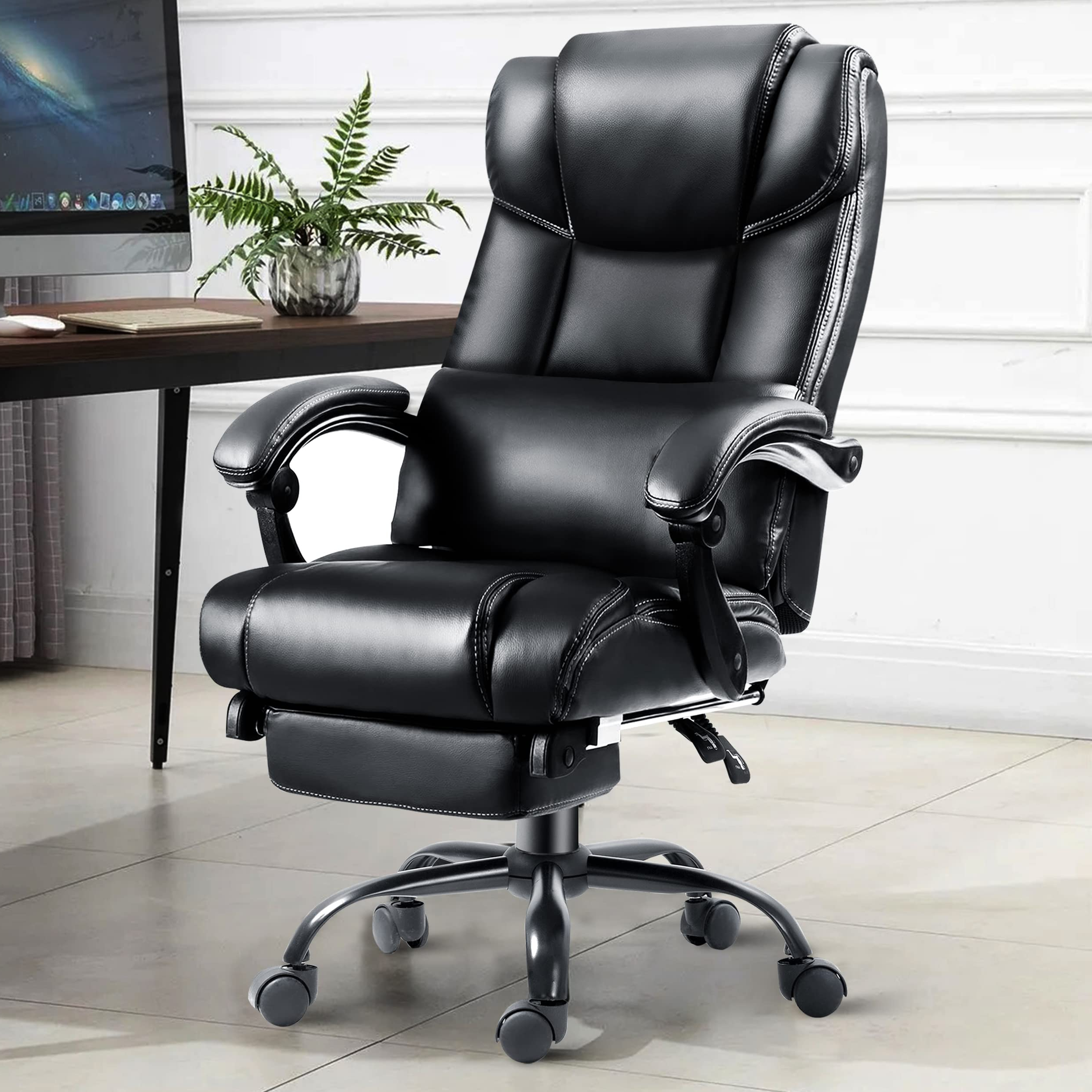 Buy Blisswood Executive Office Chair With Footrest, Lumbar Support ... throughout How Office Chair Executives Are Transforming Corporate Wellness Programs