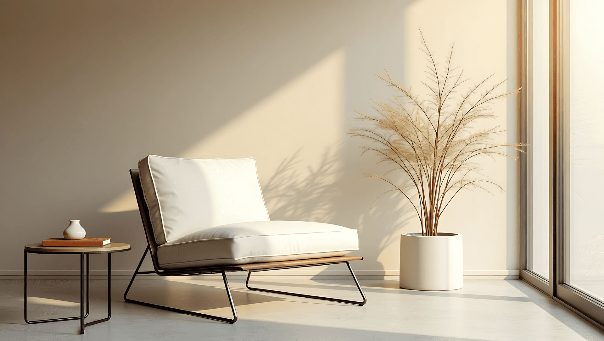 Download Minimalist Living Room Interior Wallpaper | Wallpapers.com intended for Minimalist Home Interior Design Ideas