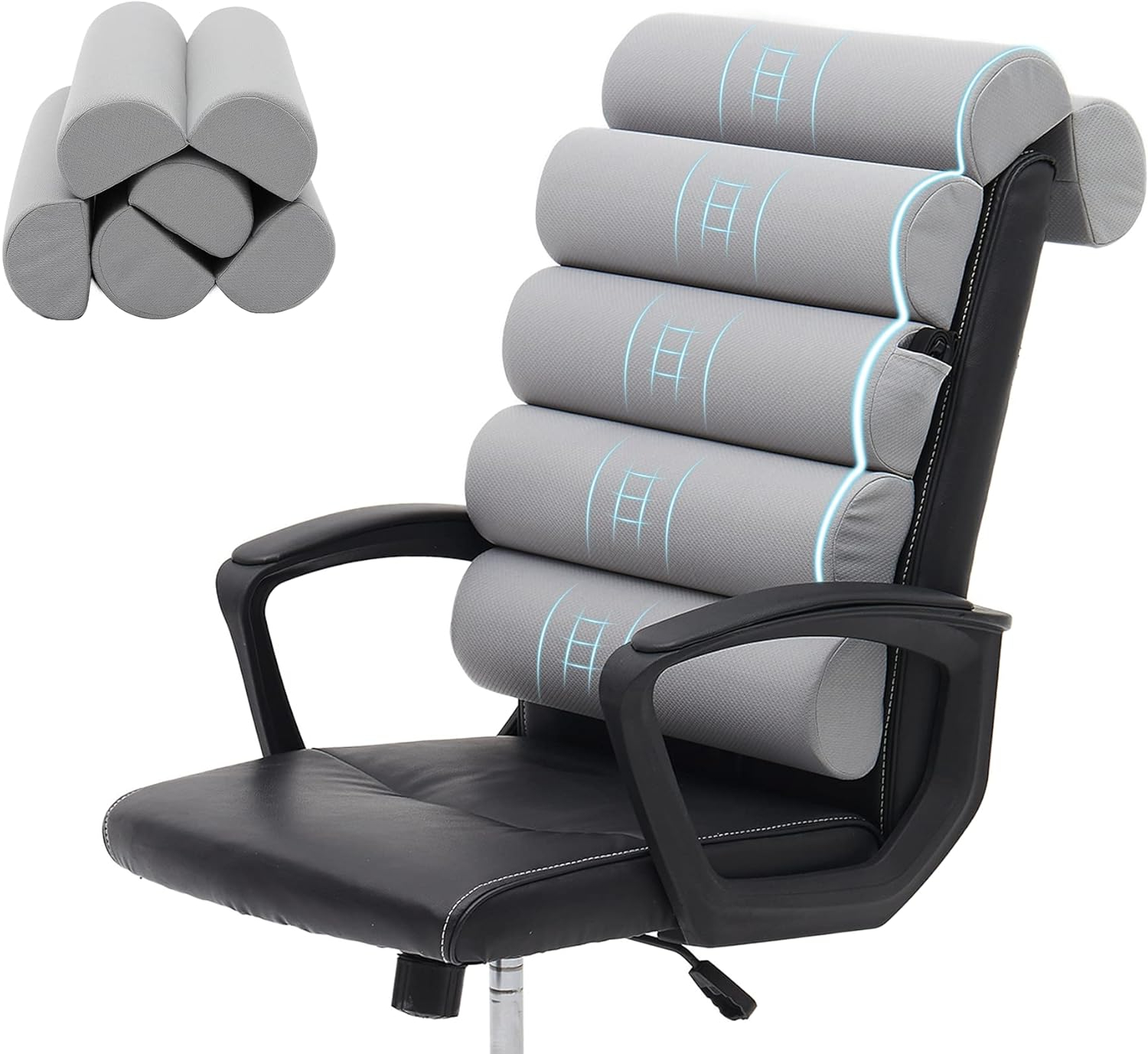 Ergonomic Lumbar Support Pillow For High Back Office Chair - Adjustable ... regarding Real stories from professionals who transformed their workspace comfort