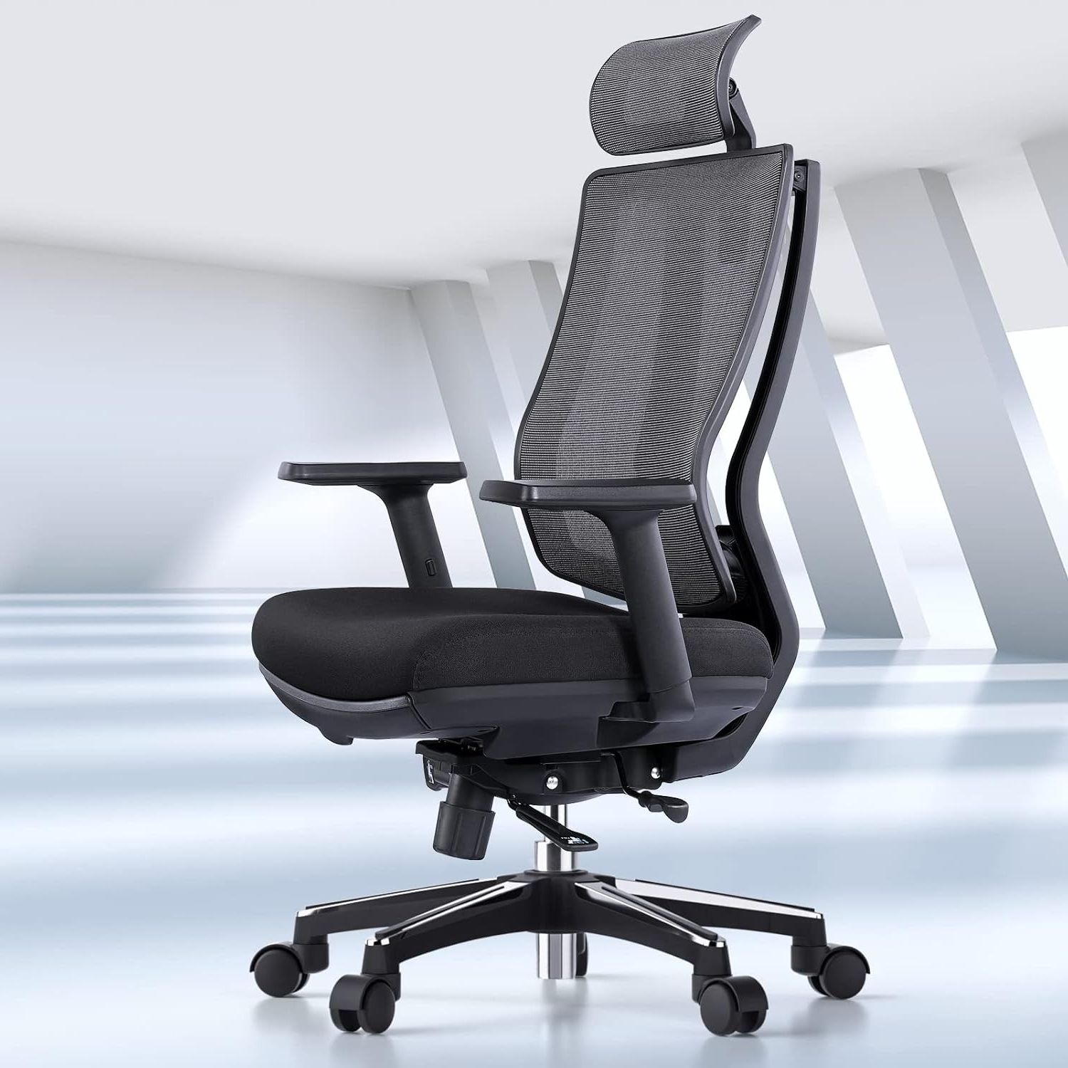 Ergonomic Mesh High Back Office Chair With Headrest At Dean Nichols Blog within Choosing the Right High Back Chair for Your Workspace