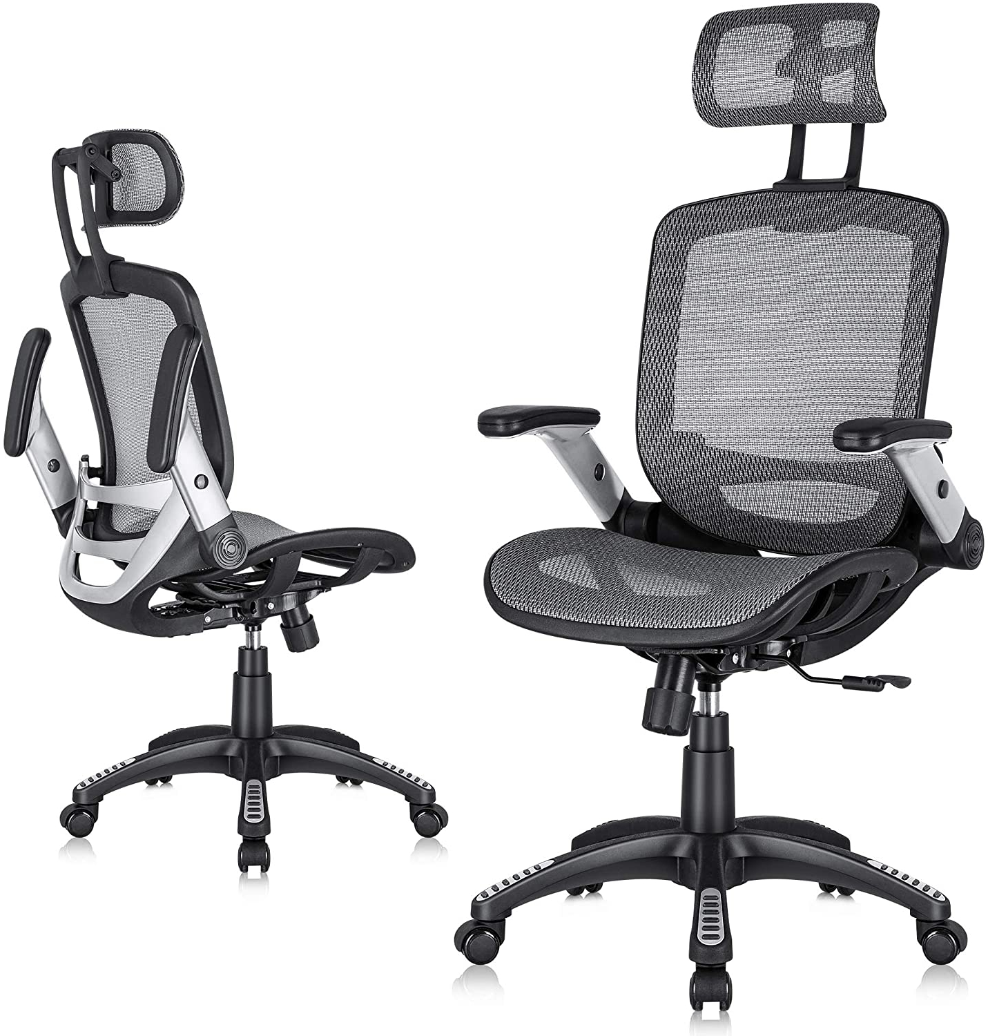 Gabrylly Ergonomic Mesh Office Chair, High Back Desk Chair - Adjustable ... pertaining to Office Chair High Back